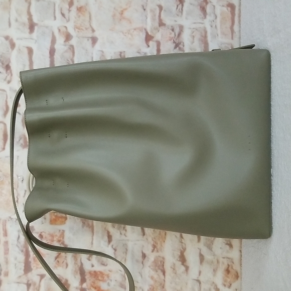 ❣HP❣ New AESTHER EKME Maxi Marin Ruched Leather Shoulder Bag - Picture 5 of 12